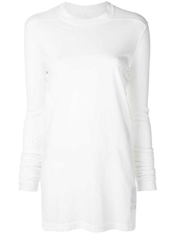 Rick Owens Drkshdw Long Sleeve T-shirt - White
