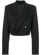 Jean Paul Gaultier Vintage Double Breasted Cropped Jacket - Black