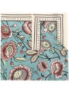 Gucci Water Colour Flowers Scarf - Blue