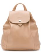 Longchamp Snap Fastening Backpack - Nude & Neutrals