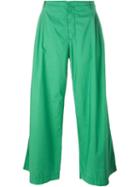Walter Van Beirendonck Wide-leg Trousers, Men's, Size: 50, Green, Cotton