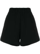 T By Alexander Wang High-waisted Shorts - Black