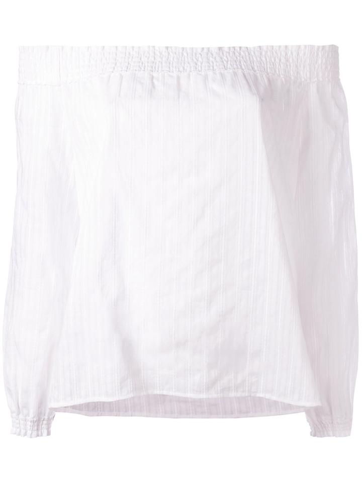 Rag & Bone /jean - Off-shoulders Blouse - Women - Cotton - M, White, Cotton
