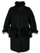 Ermanno Scervino Fur Coat - Black