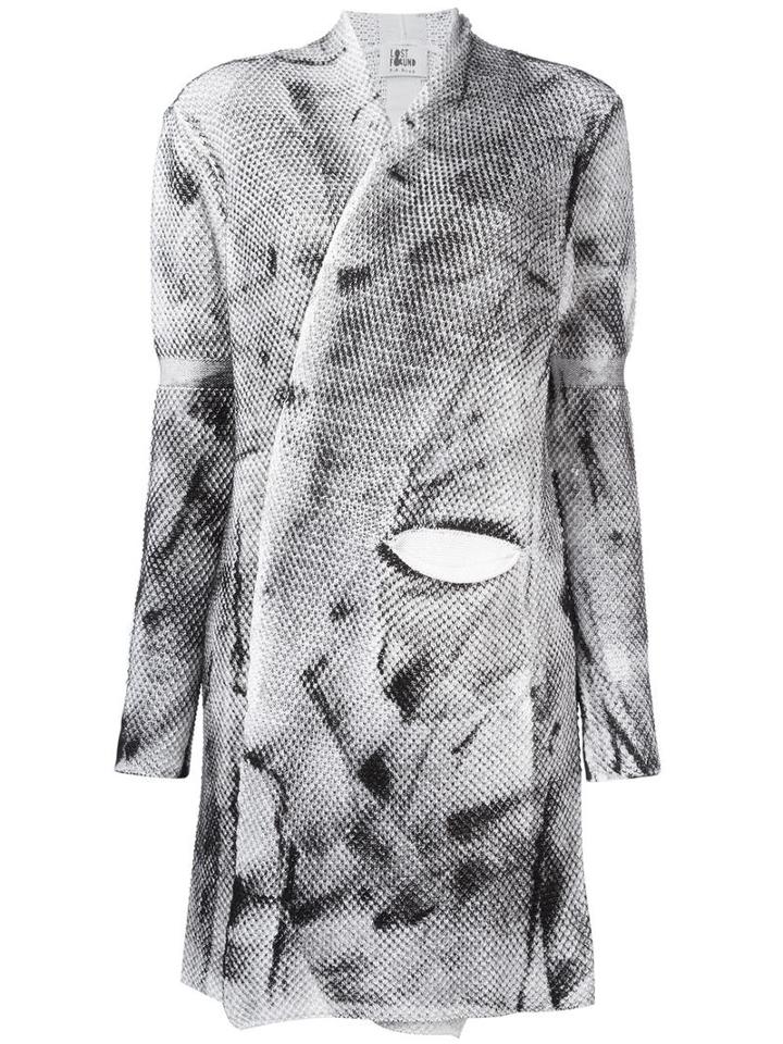 Lost & Found Ria Dunn Woven Cardi-coat, Women's, Size: Small, White, Cotton