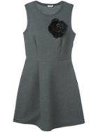 P.a.r.o.s.h. 'ryan' Dress, Women's, Size: Large, Grey, Viscose/wool
