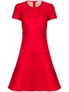 Red Valentino Short-sleeve Flared Dress