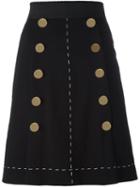Dolce & Gabbana A-line Buttoned Skirt