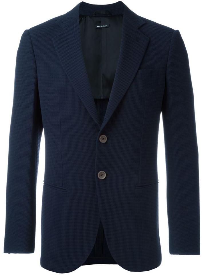 Giorgio Armani Waffle Knit Blazer