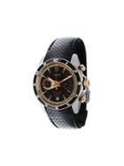 Tudor 'grantour Fly-back' Analog Watch, Men's, Black