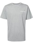 Andrea Crews Logo Chest Print T-shirt, Men's, Size: Large, Grey, Cotton/viscose