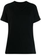 Mm6 Maison Margiela Padded Stitched Logo T-shirt - Black