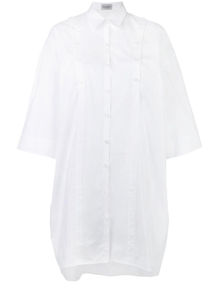 Mid-length Shirt - Women - Cotton - 42, Cotton, Balossa White Shirt