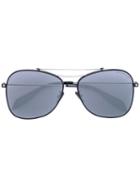 Alexander Mcqueen Eyewear - Aviator Sunglasses - Women - Acetate - One Size, Grey, Acetate