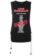 Love Moschino World Tour Tank Top - Black