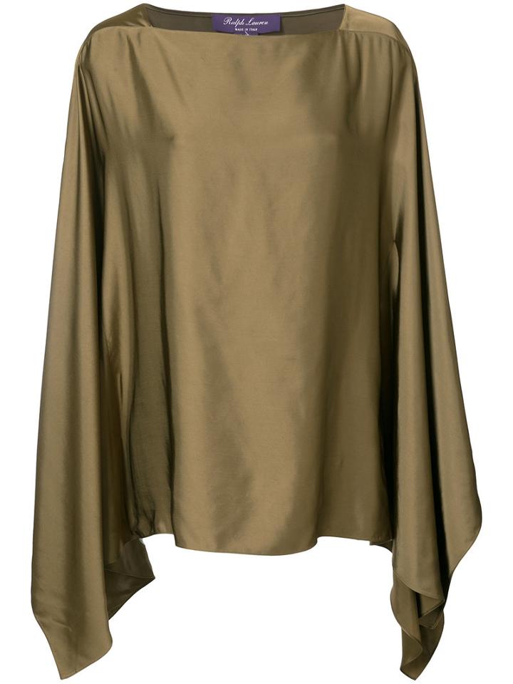 Ralph Lauren Collection - Square Neck Top - Women - Viscose - M, Brown, Viscose