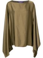 Ralph Lauren Collection - Square Neck Top - Women - Viscose - M, Brown, Viscose