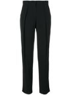 Emporio Armani High Waisted Trousers - Black