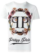Philipp Plein 'animals' T-shirt, Men's, Size: Large, White, Cotton