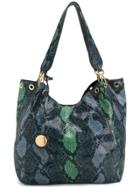 L'autre Chose Patterned Shoulder Bag - Blue