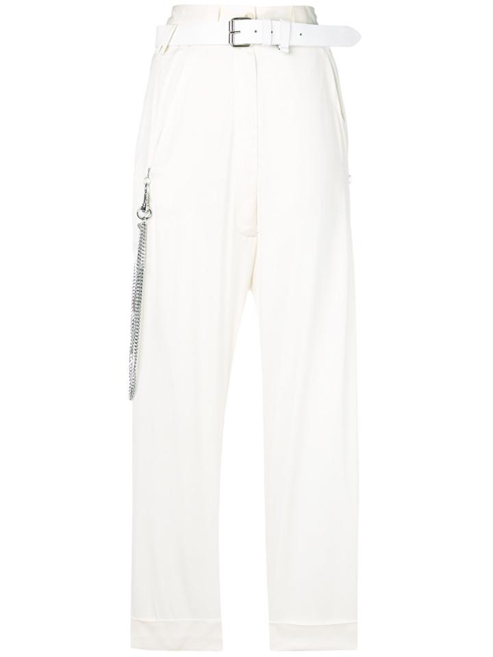 Alyx Belted Chain Trousers - Nude & Neutrals