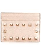 Valentino Rockstud Card Holder - Gold