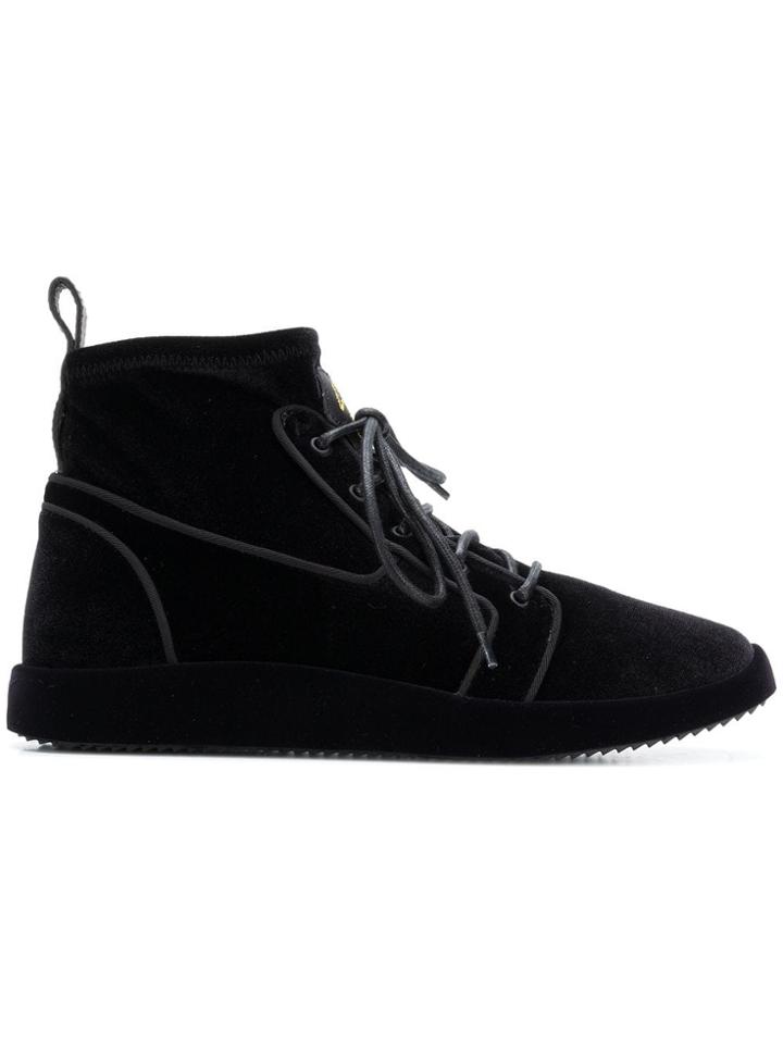 Giuseppe Zanotti High Ankle Sneakers - Black