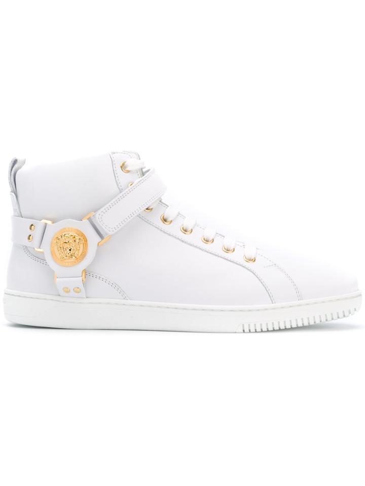 Versace Medusa Head Trainers - White