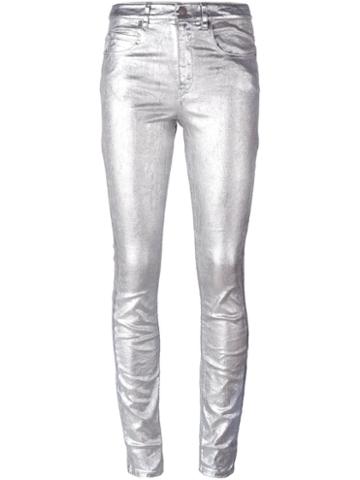 Isabel Marant Étoile 'ellos' Jeans, Women's, Size: 40, Grey, Cotton/spandex/elastane