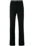 Moschino Embellished Waistband Trousers - Black