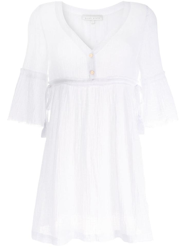 Heidi Klein Portofino Ls Short Dress - White