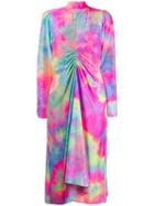 Sies Marjan Licra Sporty Printed Dress - Pink
