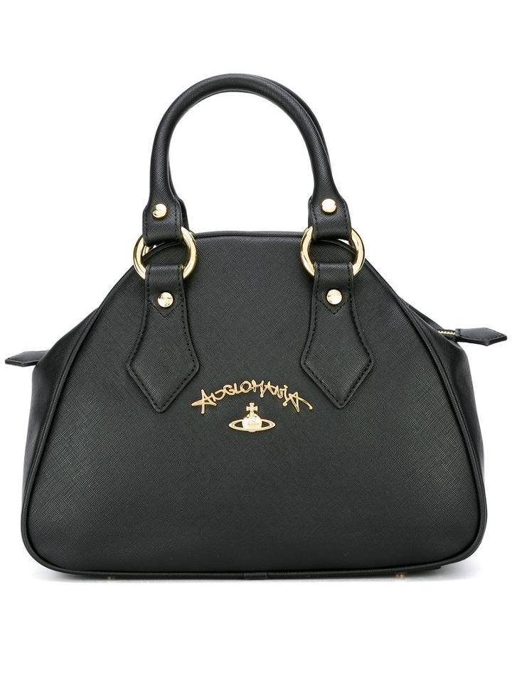 Vivienne Westwood Anglomania 'saffiano' Tote, Women's, Black, Polyurethane