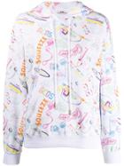 Gcds 90's Print Hoodie - White