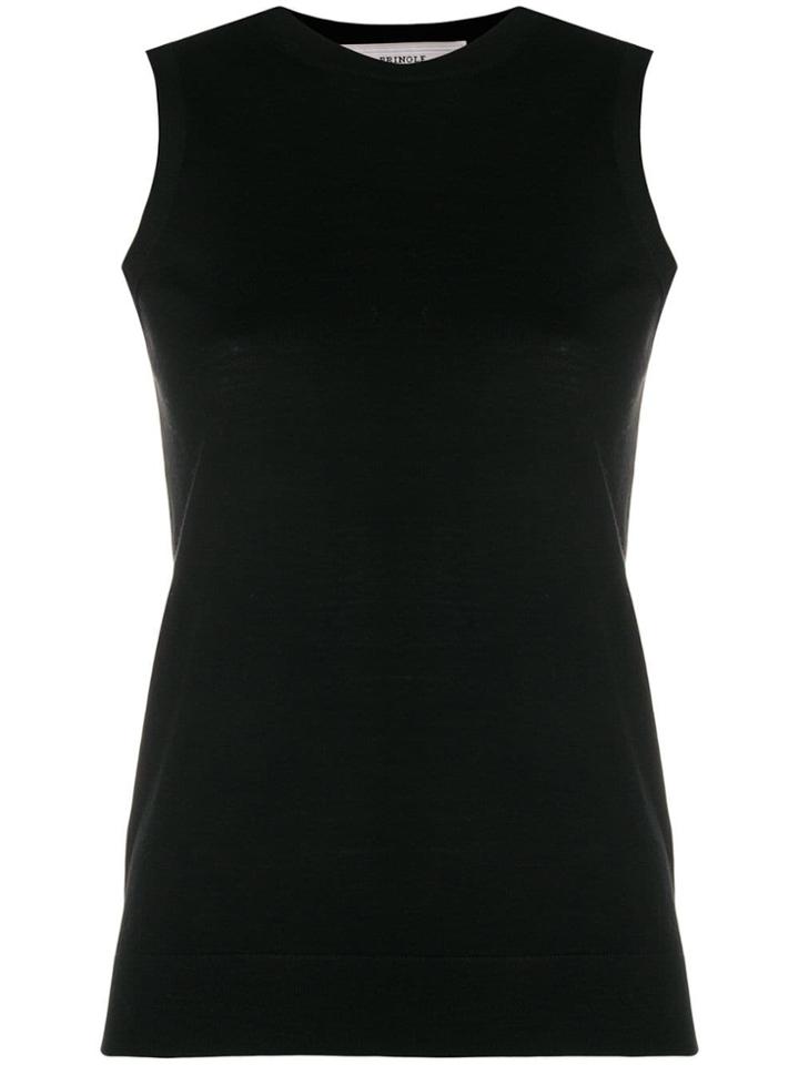 Pringle Of Scotland Knitted Tank Top - Black
