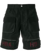 Hood By Air Mesh Cargo Shorts - Black
