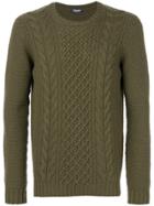 Roberto Cavalli Tiger Logo Jumper - Grey
