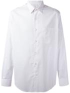 Ami Alexandre Mattiussi Large Classic Shirt, Men's, Size: 42, White, Cotton