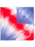 Armani Collezioni - Tie Dye Scarf - Women - Modal - One Size, Blue, Modal