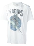 Maison Margiela Printed Paneled T-shirt, Men's, Size: 48, White, Cotton
