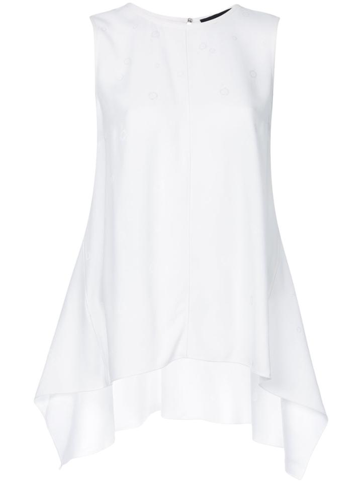Proenza Schouler Asymmetrical Sleeveless Top - White