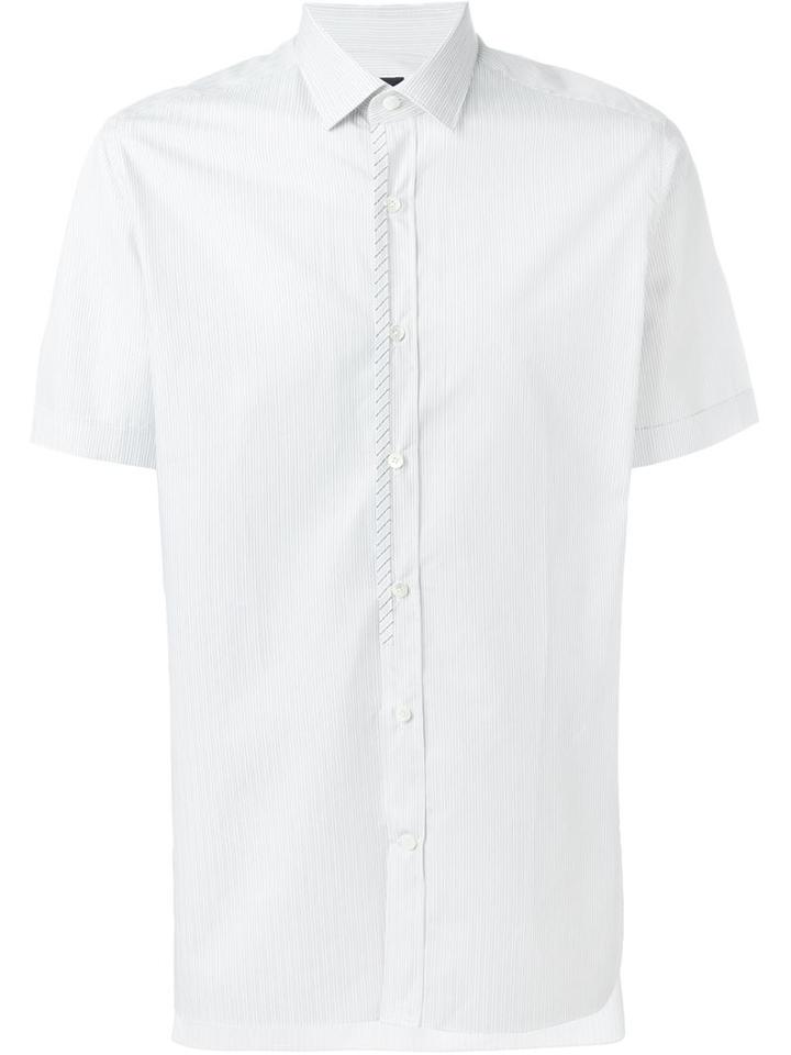 Lanvin Short Sleeve Shirt, Men's, Size: 41, White, Cotton