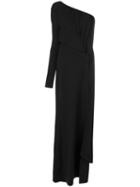Givenchy - Asymmetric Fitted Dress - Women - Polyamide/spandex/elastane/viscose - 38, Black, Polyamide/spandex/elastane/viscose