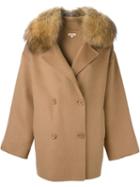 P.a.r.o.s.h. Marmot Fur Collar Coat