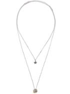 Marc Jacobs Tiered Star Pendant Necklace, Women's, Metallic