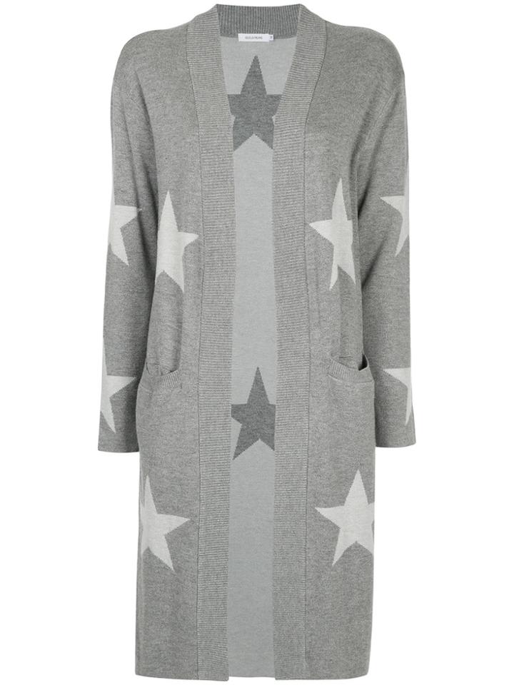 Guild Prime Star Long Open Front Cardigan - Grey