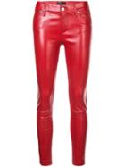 Rta Prince Crop Skinny Trousers - Red