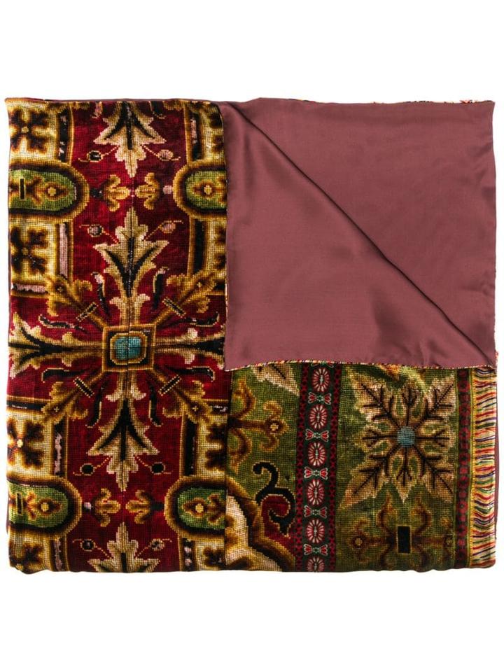 Pierre-louis Mascia Embroidered Printed Scarf