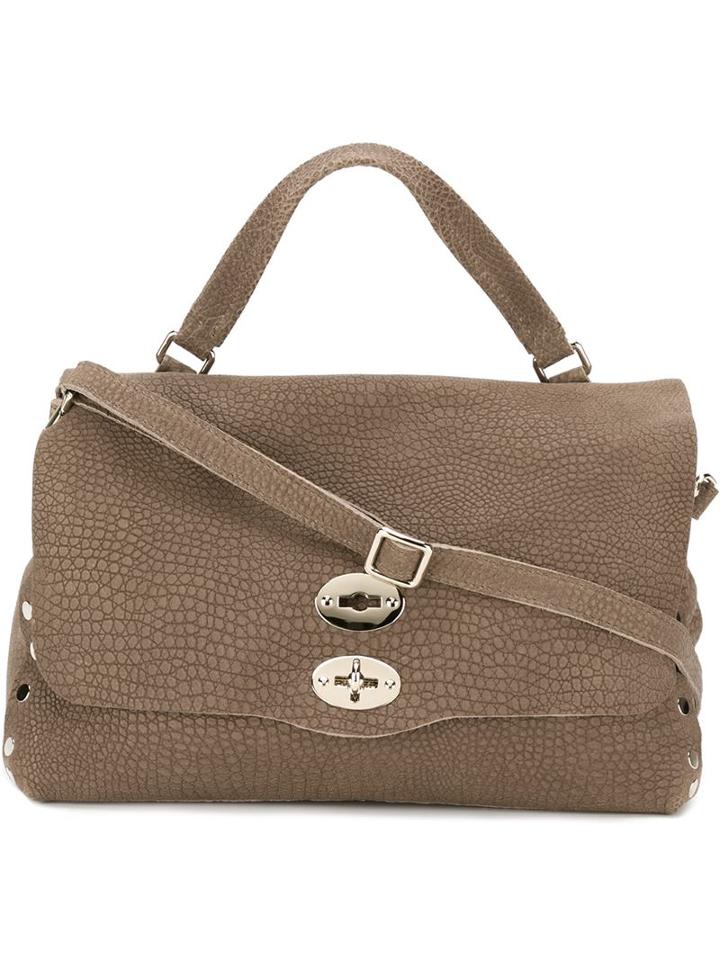 Zanellato Medium Postina Satchel, Women's, Brown, Leather