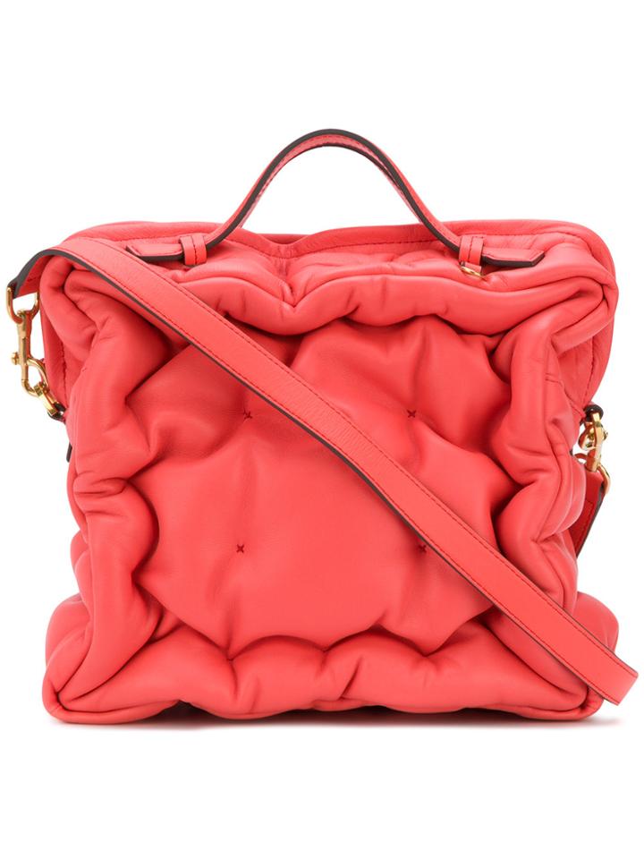 Anya Hindmarch Chubby Cube Top Handle Bag - Red